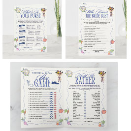 Fresh Off the Market Bridal Shower Wedding 4 Games