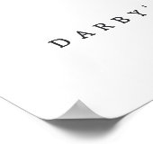 Fresh Off the Market Bridal Shower Welcome Sign Poster (Hoek)