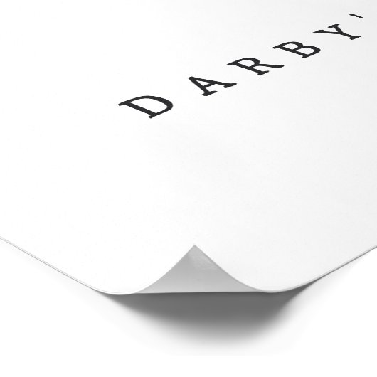 Fresh Off the Market Bridal Shower Welcome Sign Poster (Hoek)