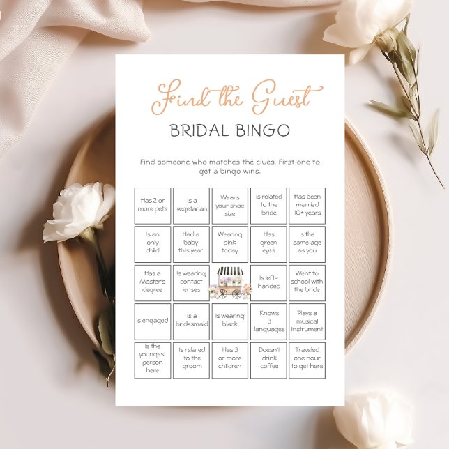 Fresh Off The Market Bruids Bingo Vind de gast (Creator heeft geüpload)