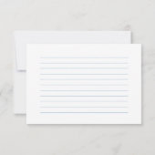 Fresh Off the Market Coquette Bruids Recept Kaart (Achterkant)