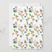 Fresh Off The Market Farmers Market Bridal Shower  Kaart (Achterkant)