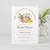 Fresh Off The Market Farmers Market Bridal Shower  Kaart (Staand voorkant)