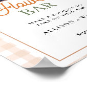 Fresh off the market flower for bride bridal showe poster (Hoek)