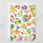 Fresh Off the Market Fruit Vrijgezellenfeest Kaart (Achterkant)