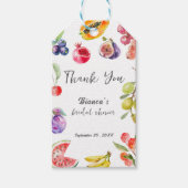 Fresh Off The Market Fruit Vrijgezellenfeest Welko Cadeaulabel (Voorkant)