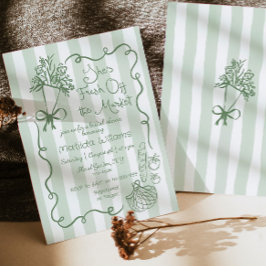 Fresh Off the Market Hand getrokken Wijze Vrijgeze Kaart