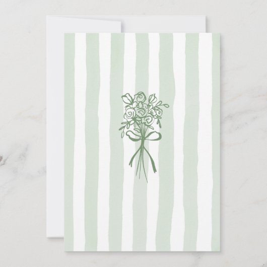 Fresh Off the Market Hand getrokken Wijze Vrijgeze Kaart (Achterkant)