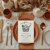 Fresh Off the Market Handgetekende Vrijgezellenfee Kaart