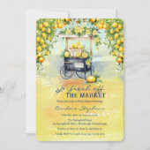 Fresh Off The Market Lemon Stand Vrijgezellenfeest Kaart (Voorkant)