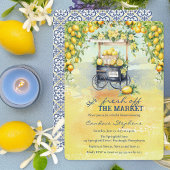 Fresh Off The Market Lemon Stand Vrijgezellenfeest Kaart