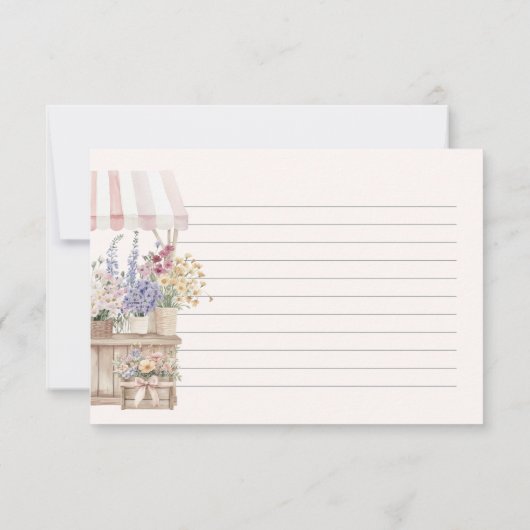 Fresh Off the Market Provence Bruids Receptenkaart Kaart (Achterkant)