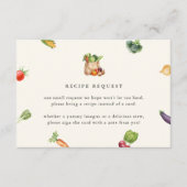 Fresh Off The Market Recept Aanvraag Vrijgezellenf Informatiekaartje (Voorkant)