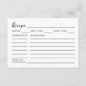 Fresh Off The Market Recept Aanvraag Vrijgezellenf Informatiekaartje (Achterkant)