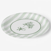 Fresh Off the Market Sage groen grillig Boeket Papieren Bordje (Gekanteld)