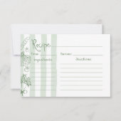 Fresh Off the Market Sage groene Bruids Recept Kaa Kaart (Voorkant)