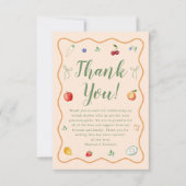 Fresh Off the Market Vrijgezellenfeest Bedankkaart (Voorkant)