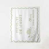 Fresh Off the Market Vrijgezellenfeest, Boerenmark Wandkleed (Voorkant)