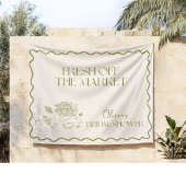 Fresh Off the Market Vrijgezellenfeest, Boerenmark Wandkleed