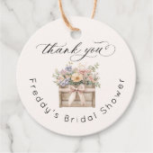 Fresh Off the Market Vrijgezellenfeest Dank u Bedankjes Labels (Voorkant)