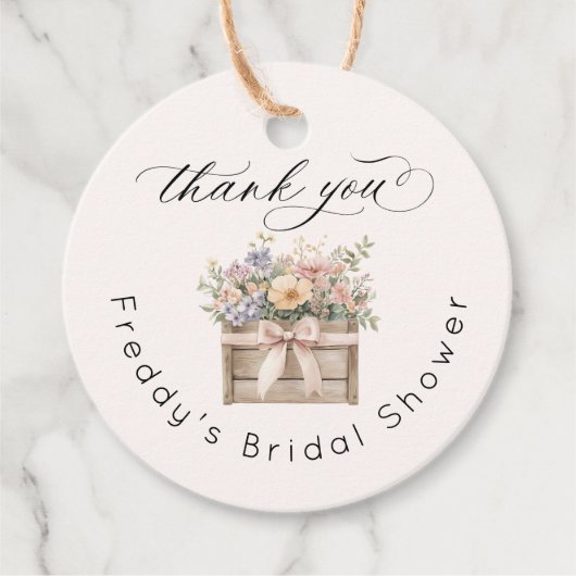 Fresh Off the Market Vrijgezellenfeest Dank u Bedankjes Labels (Voorkant)