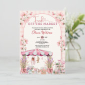 Fresh Off the Market Vrijgezellenfeest esthetisch Kaart (Staand voorkant)