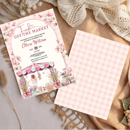 Fresh Off the Market Vrijgezellenfeest esthetisch Kaart