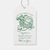 Fresh Off The Market Vrijgezellenfeest is gunstig  Cadeaulabel (Achterkant)