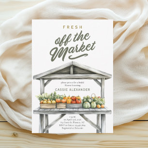 Fresh Off the Market Vrijgezellenfeest Kaart