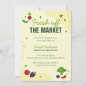 Fresh Off the Market Vrijgezellenfeest Kaart (Voorkant)