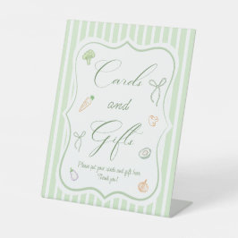 Fresh Off-the-Market vrijgezellenfeest Kaarten en Reclamebord Met Voetstuk