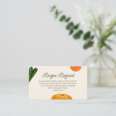 Fresh Off The Market Vrijgezellenfeest Recept Aanv Informatiekaartje (Staand voorkant)