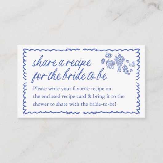 Fresh Off The Market Vrijgezellenfeest Recept Aanv Informatiekaartje (Voorkant)