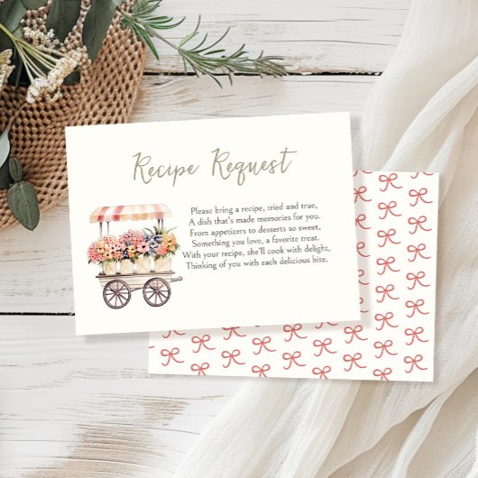 Fresh off the Market Vrijgezellenfeest Recept Aanv Informatiekaartje