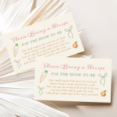 Fresh Off the Market Vrijgezellenfeest Recept Aanv Informatiekaartje