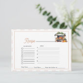 Fresh Off The Market vrijgezellenfeest Recept aanv Informatiekaartje (Staand voorkant)