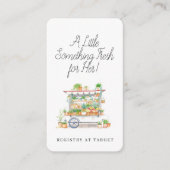 Fresh Off The Market Vrijgezellenfeest Registry Informatiekaartje (Voorkant)