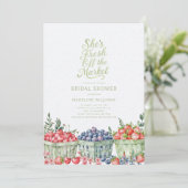 Fresh Off the Market Vrijgezellenfeest voor boeren Kaart (Staand voorkant)