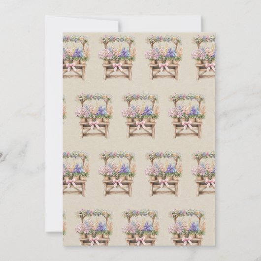 Fresh Off the Market Vrijgezellenfeest voor de boe Kaart (Achterkant)