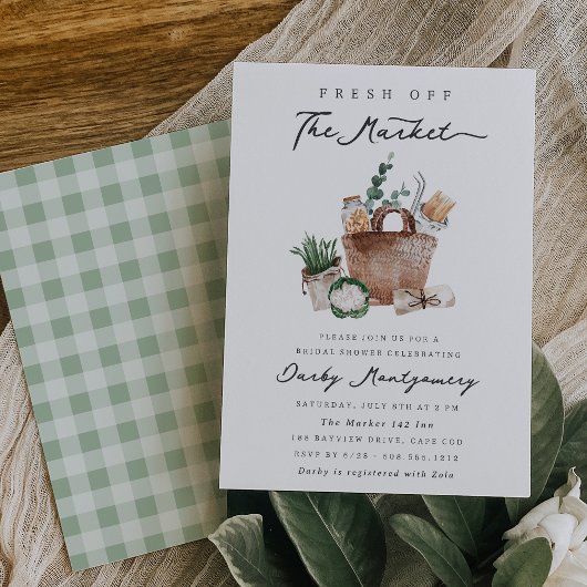 Fresh Off the Market Vrijgezellenfeest voor de boe Kaart