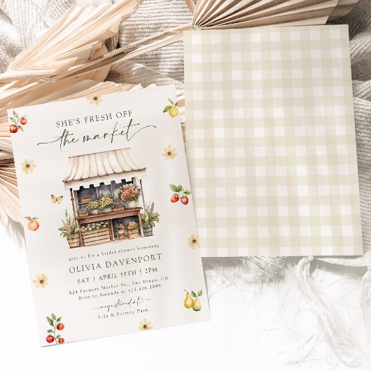 Fresh Off the Market Vrijgezellenfeest voor de boe Kaart