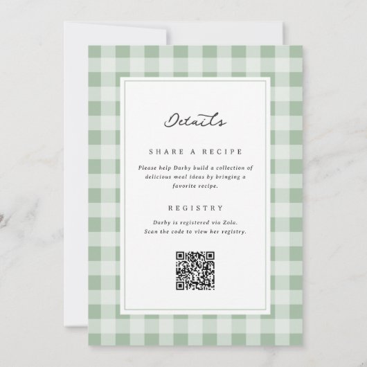 Fresh Off the Market Vrijgezellenfeest voor de boe Kaart (Achterkant)