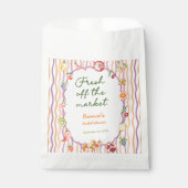 Fresh Off The Market Whimsical Bridal Shower Bedankzakje (Voorkant)