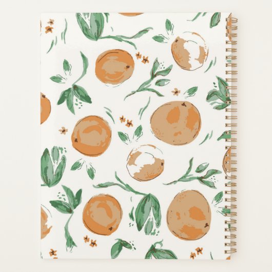 Fresh Orange Planner (Achterkant)