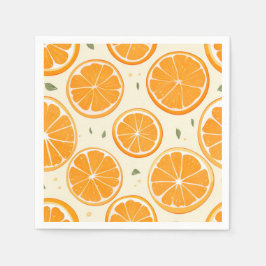 Fresh Orange Slice Pattern – Bright Citrus Fruit  Servet