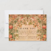 Fresh Orchard Botanical Wedding Bedankkaart (Voorkant)