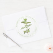 FRESH OREGANO Biz ID Grote Ronde Stickers (Envelop)