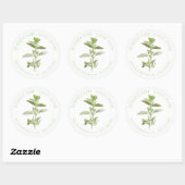 FRESH OREGANO Biz ID Grote Ronde Stickers (Vel)