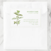 FRESH OREGANO Biz ID Rechthoek Stickers (Tas)