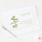 FRESH OREGANO Biz ID Rechthoek Stickers (Envelop)